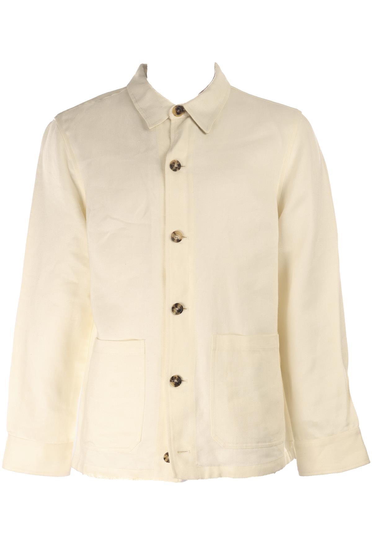 THOM SWEENEY IVORY MEN'S LINEN JACKET LARGE