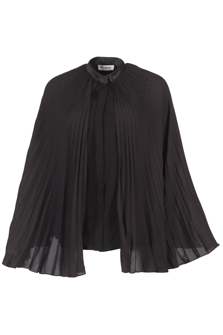 DICE KAYEK PLEATED CHIFFON TOP
