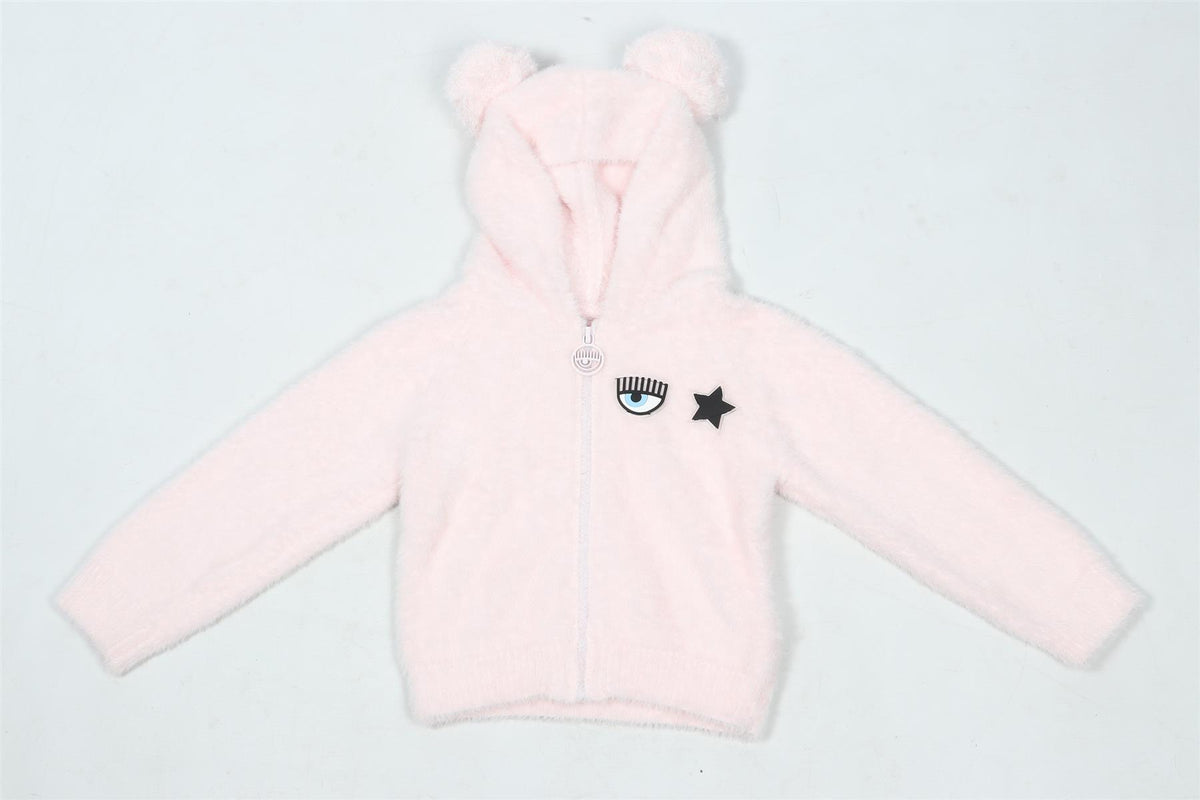 CHIARA FERRAGNI KIDS GIRLS COTTON HOODIE 36 MONTHS