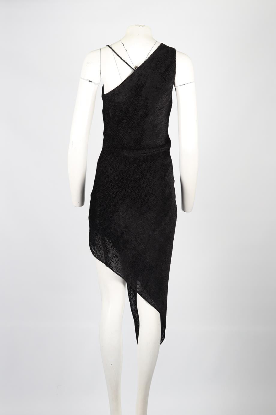 MICHELLE MASON SILK BLEND MINI DRESS US 0 UK 2