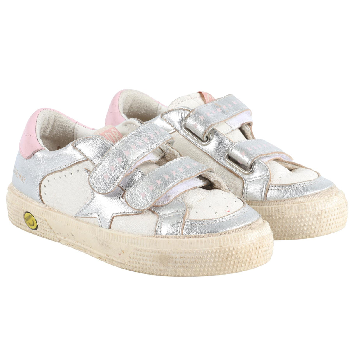 GOLDEN GOOSE DELUXE BRAND WHITE KIDS GIRLS SNEAKERS EU 27 UK 9 US 10