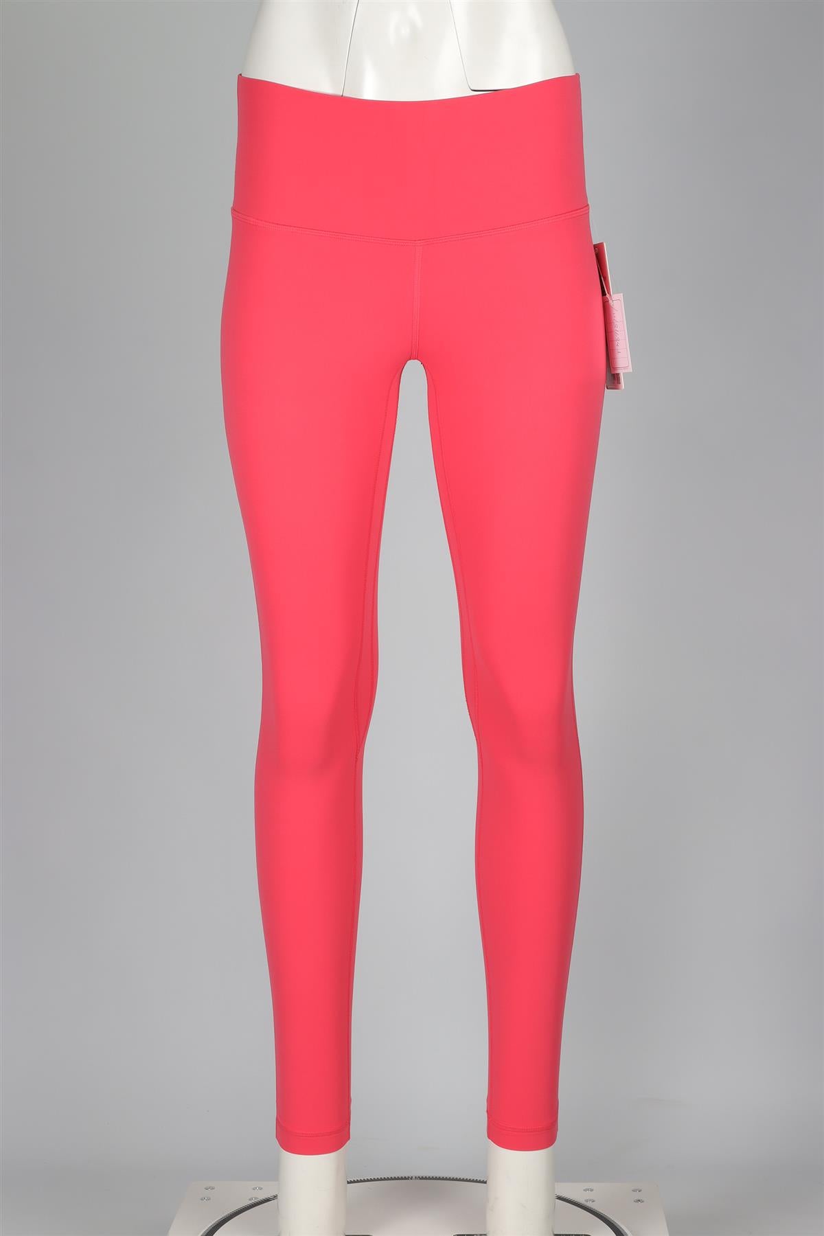 LULULEMON PINK JERSEY LEGGINGS US 4 UK 8