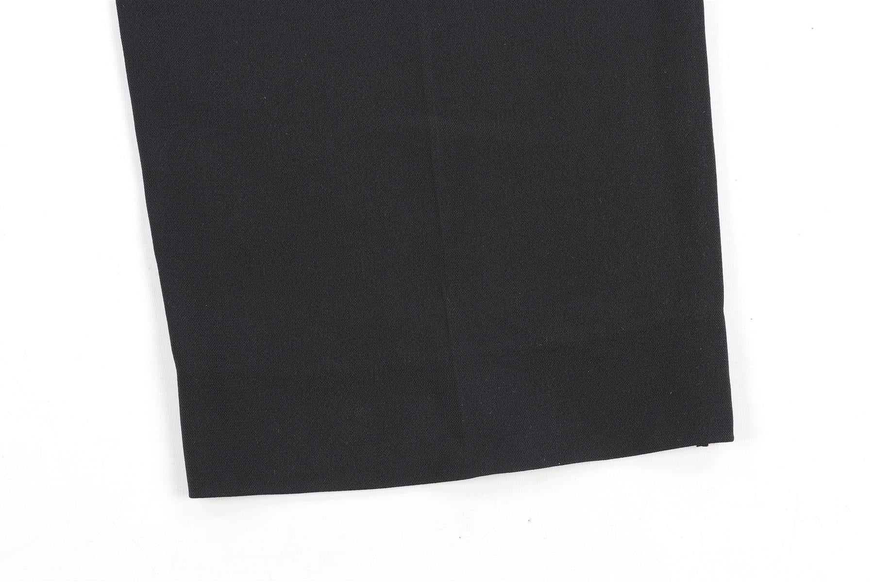 CHLOÉ BLACK CREPE STRAIGHT LEG PANTS FR 36 UK 8