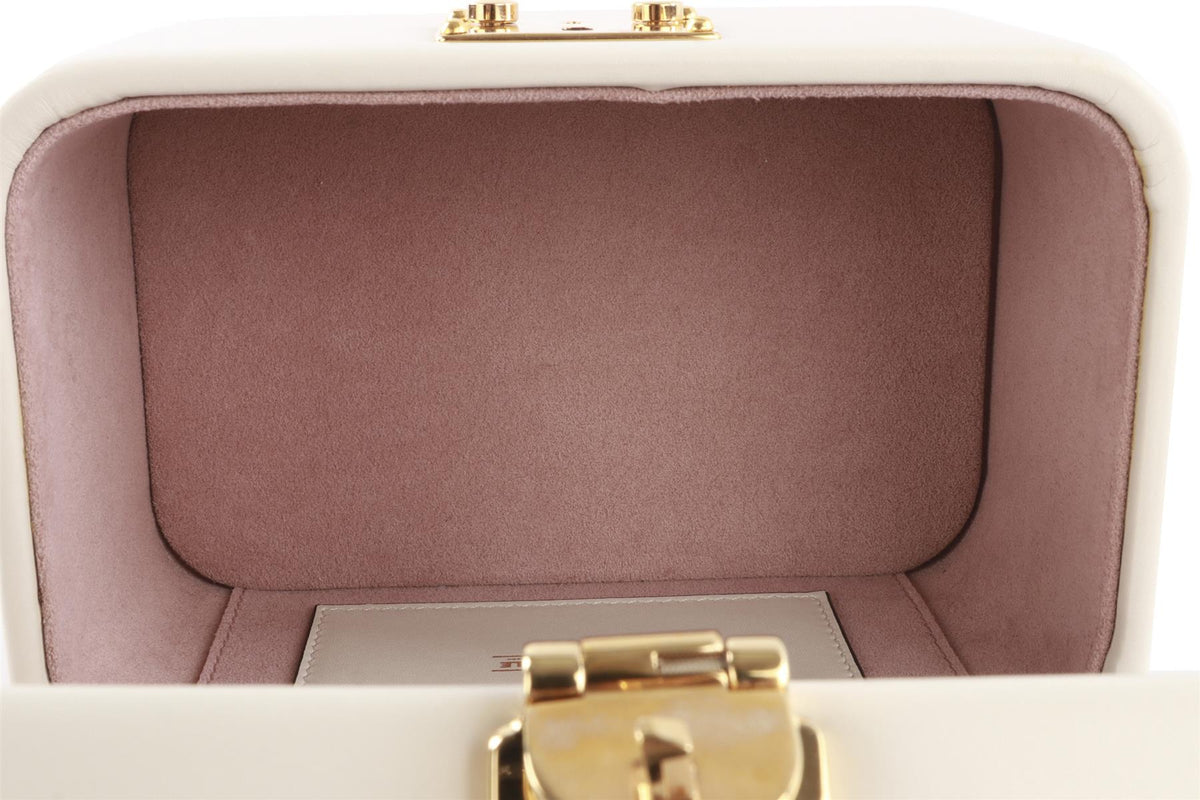 TANNER KROLLE ECRU ANNABEL LEATHER TOTE BAG