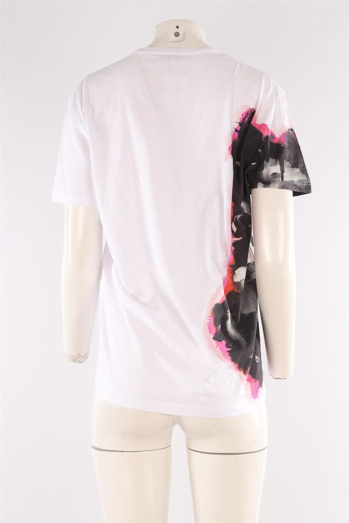 ALEXANDER MCQUEEN WHITE MEN'S COTTON T-SHIRT MEDIUM