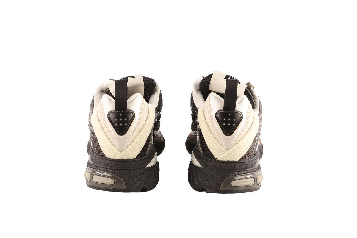 ADIDAS + SONG FOR THE MUTE BLACK ADISTAR CORE BLACK, DARK BROWN & EARTH STRATA SNEAKERS FR 38 2/3 UK 5.5 US 6