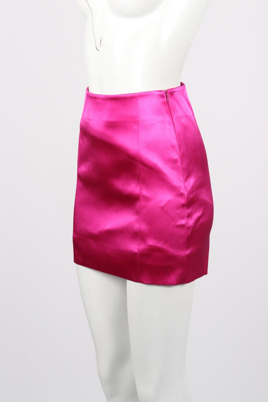 FRAME SATIN MINI SKIRT US 2 UK 6