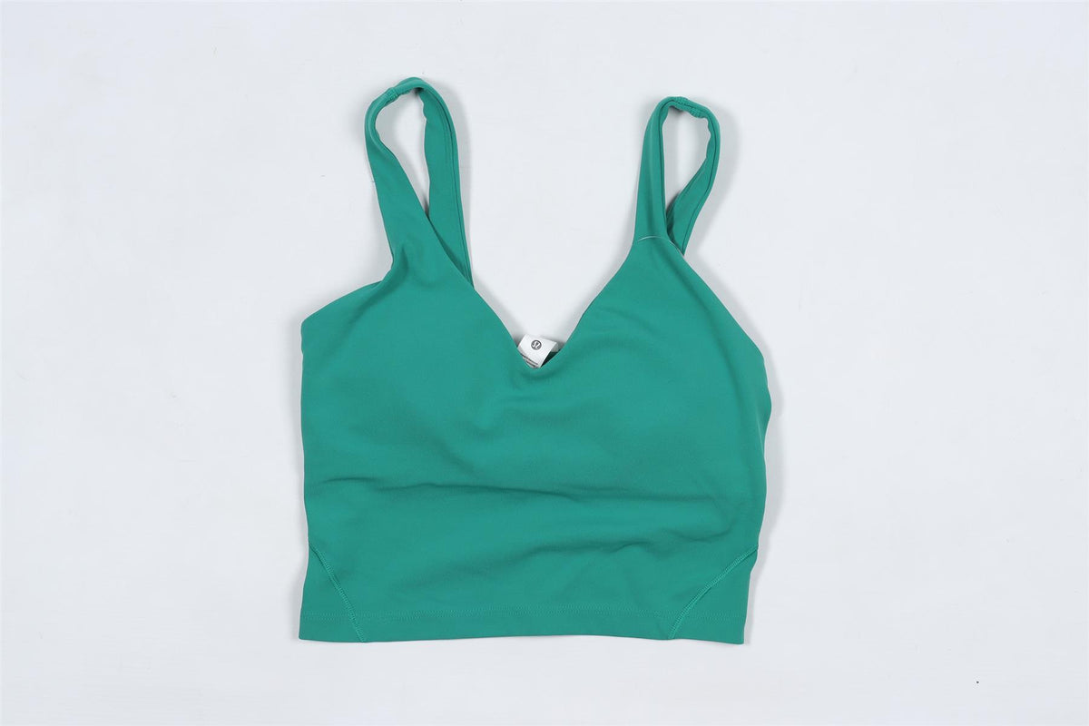 LULULEMON GREEN SPORTS BRA US 4 UK 8