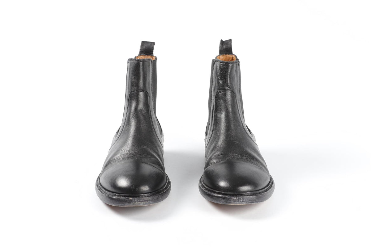 ISABEL MARANT BLACK LEATHER ANKLE BOOTS EU 38 UK 5 US 8