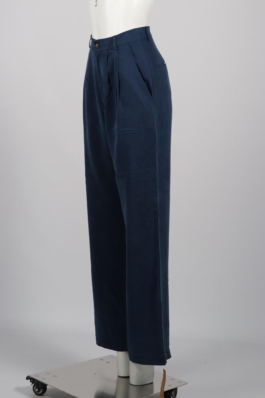 REFORMATION TENCEL WIDE LEG PANTS US 2 UK 6