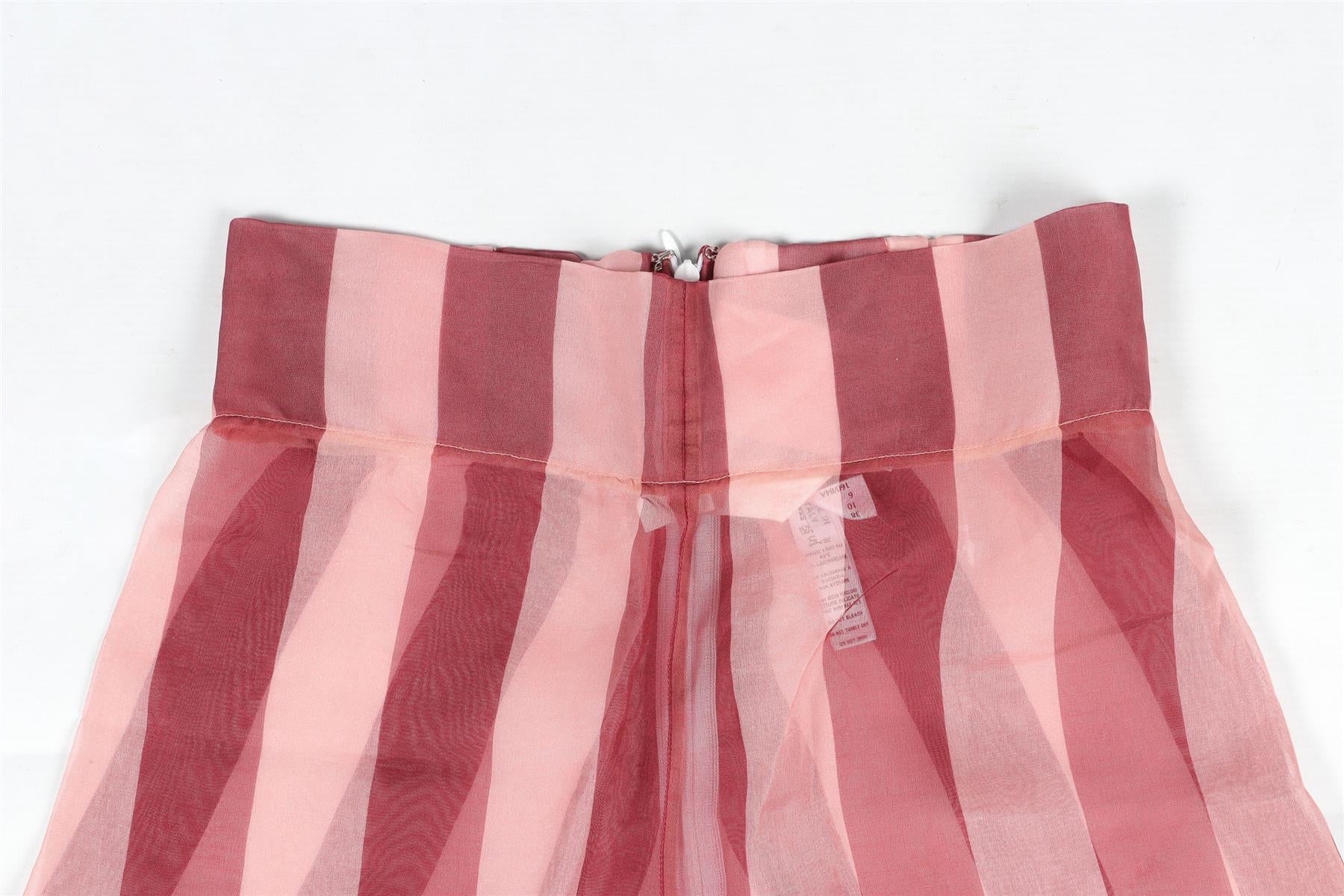 LA PERLA PINK SILK PANTS IT 42 UK 10