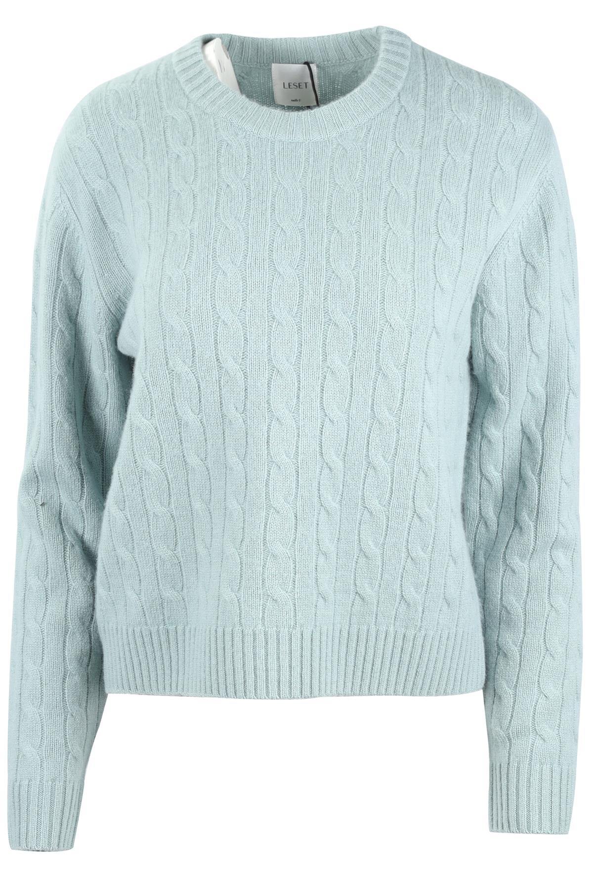 LESET BLUE WOOL SWEATER SMALL