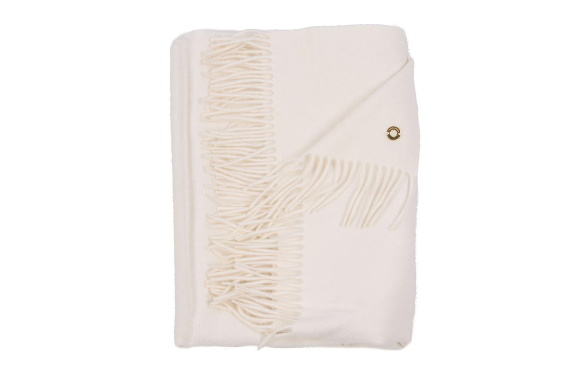 LORO PIANA IVORY CASHMERE SCARF