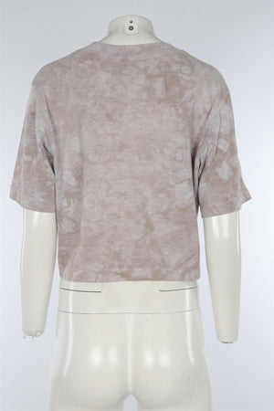 COTTON CITIZEN BROWN COTTON T-SHIRT SMALL