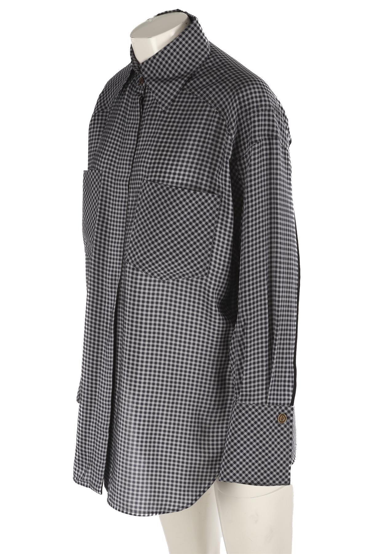 FENDI BLUE SILK SHIRT IT 38 UK 6