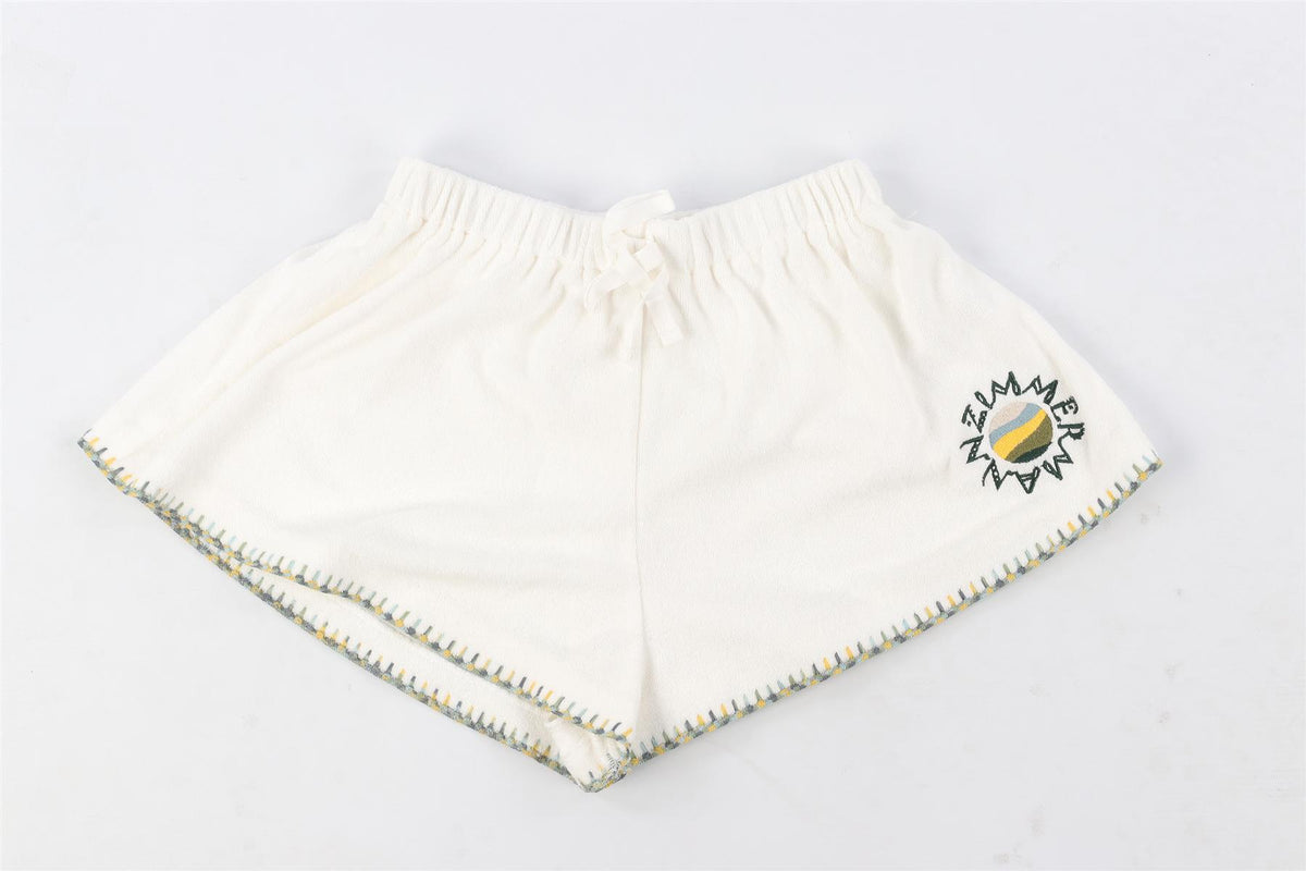 ZIMMERMANN WHITE KIDS GIRLS SHORTS 6 YEARS