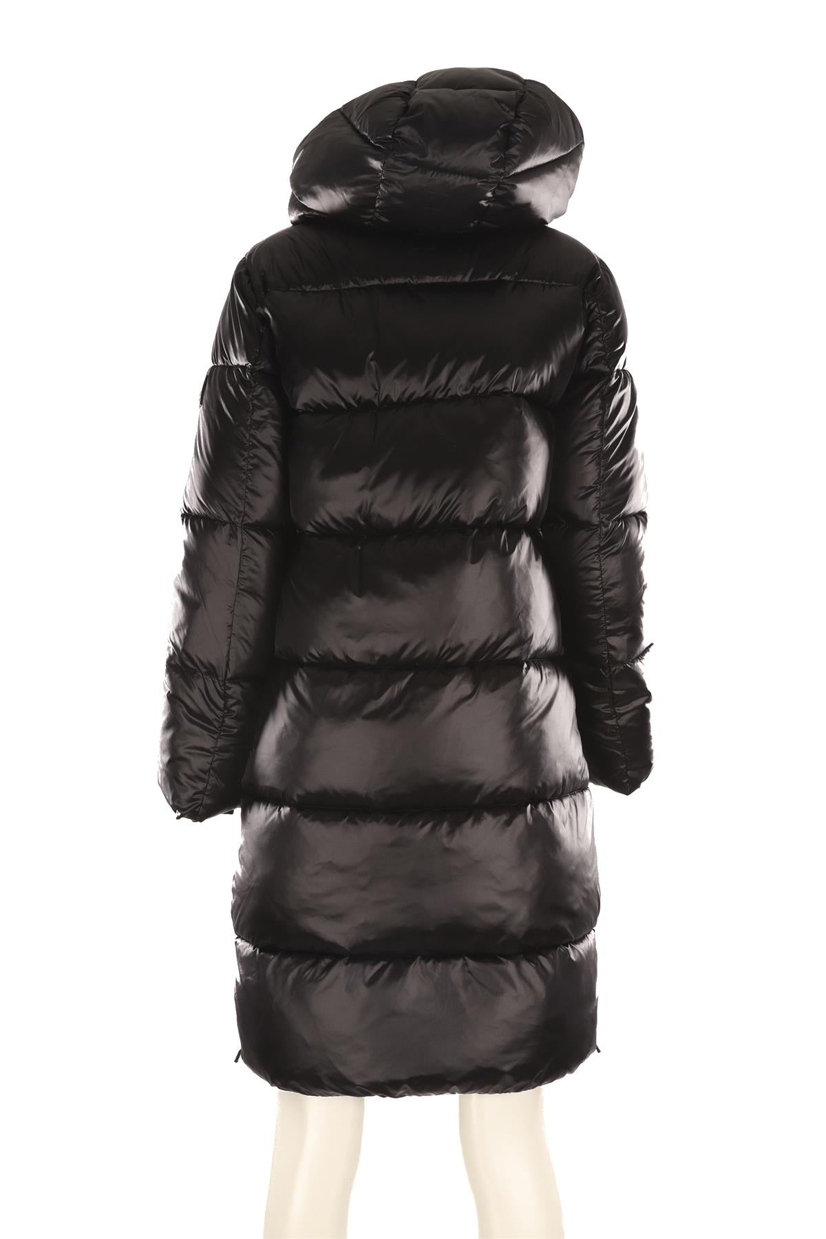 PIKEUR COLLECTION BLACK PADDED DOWN COAT FR 40 UK 12