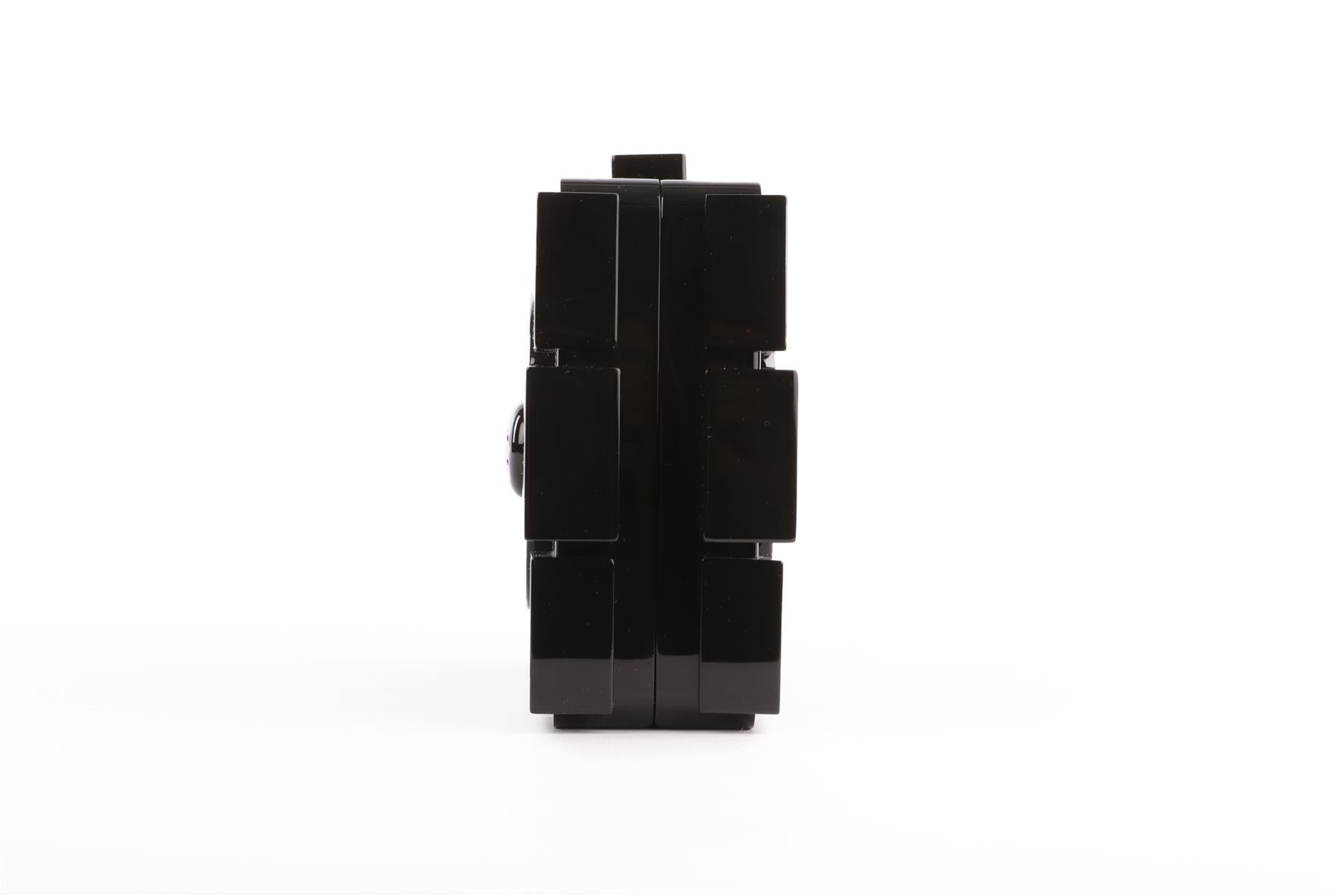 CHANEL BLACK 2014 BOY BRICK LEGO PLEXIGLASS CLUTCH