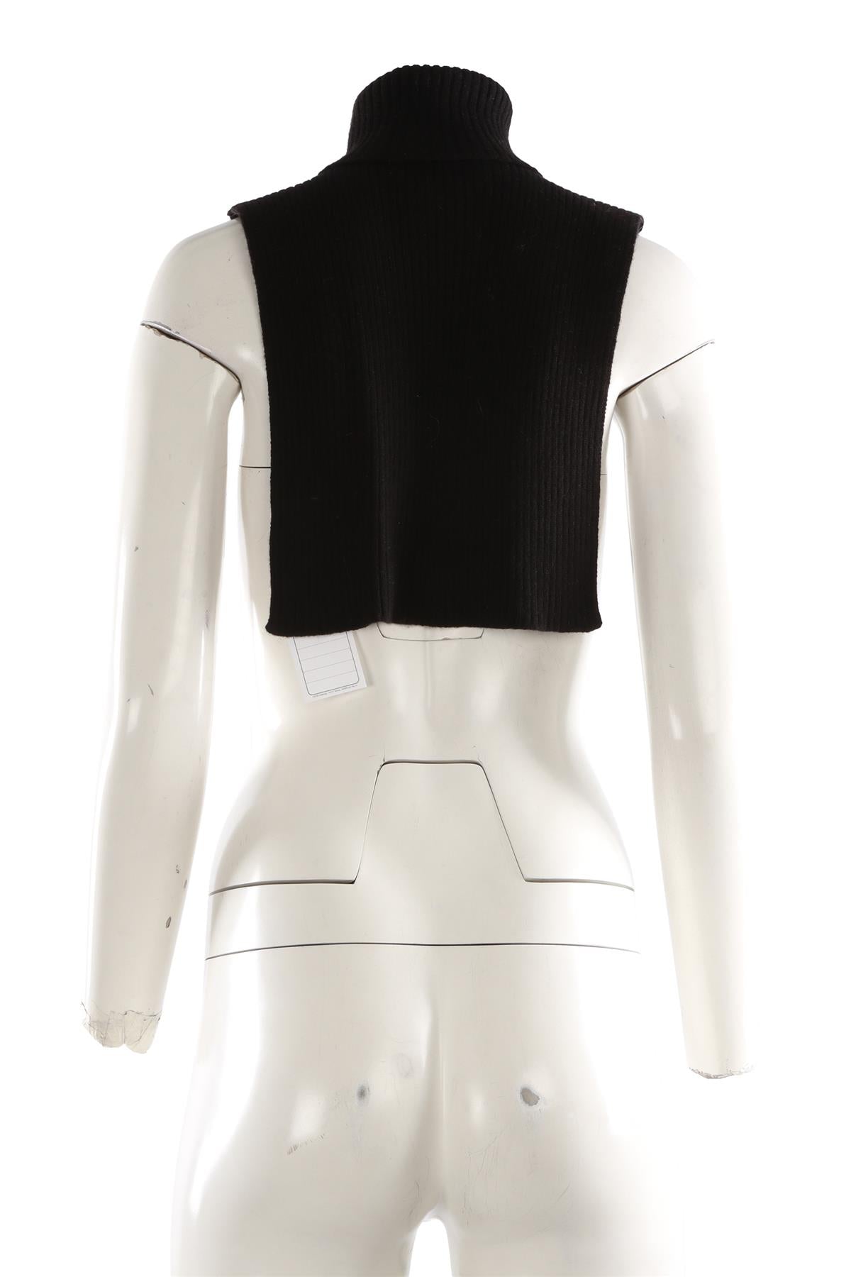 BLACK CASHMERE BIB