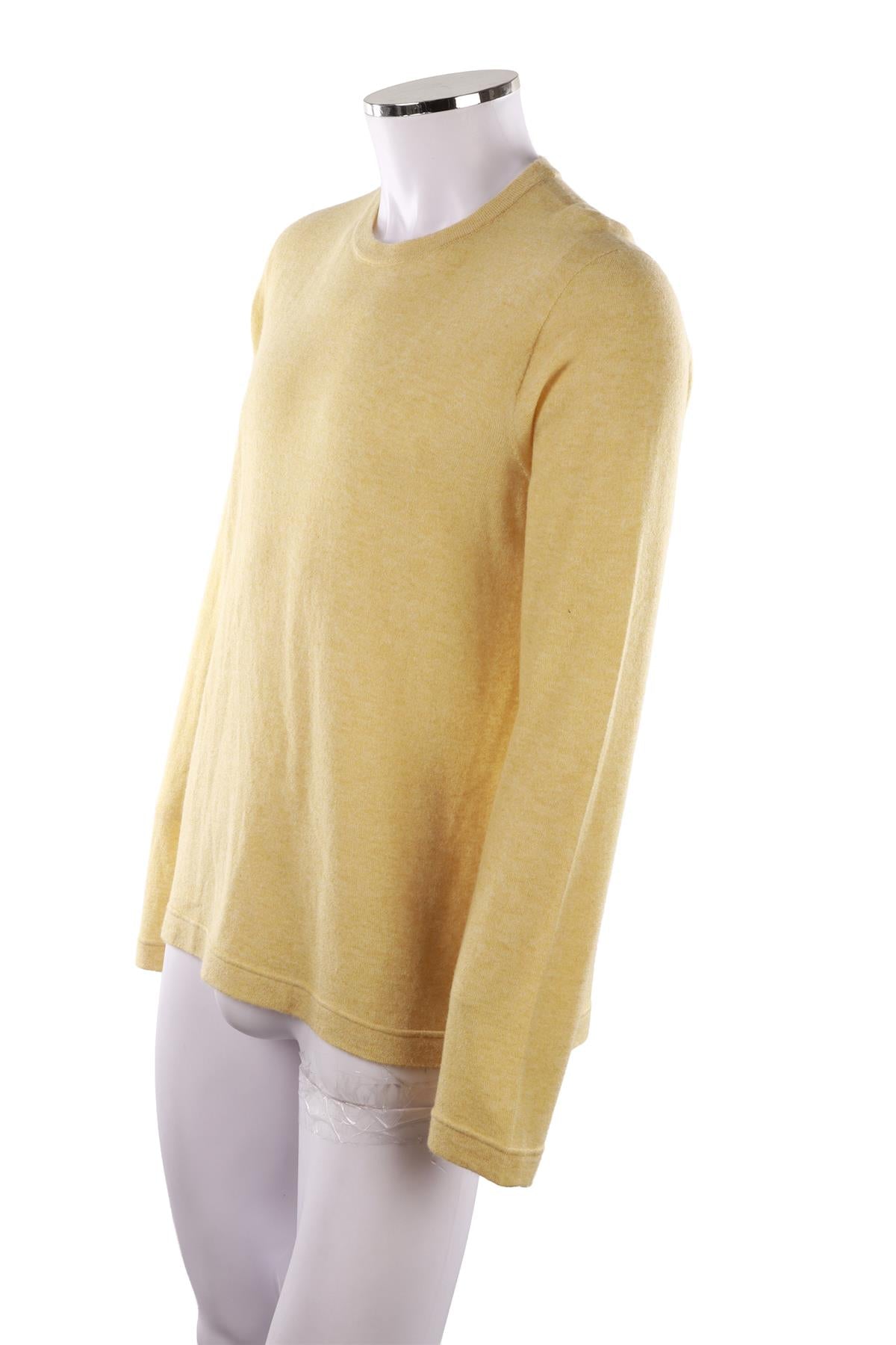 YELLOW MEN'S CASHMERE SWEATER