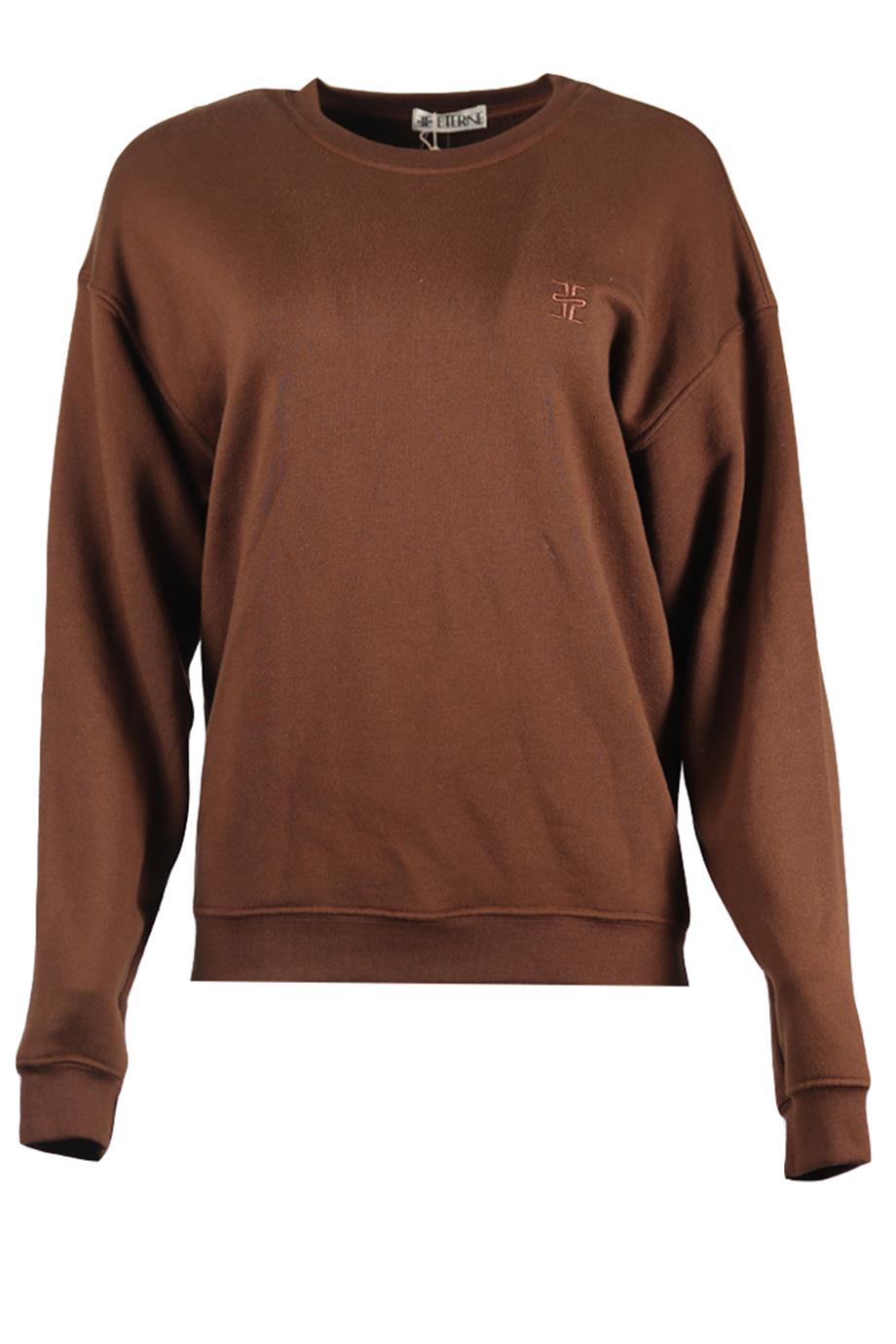 ETERNE COTTON BLEND SWEATSHIRT XSMALL