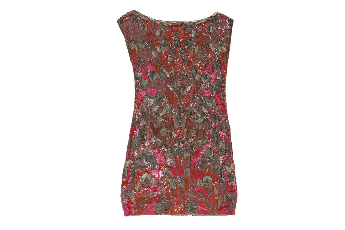 MATTHEW WILLIAMSON MULTI SEQUIN MINI DRESS UK 6
