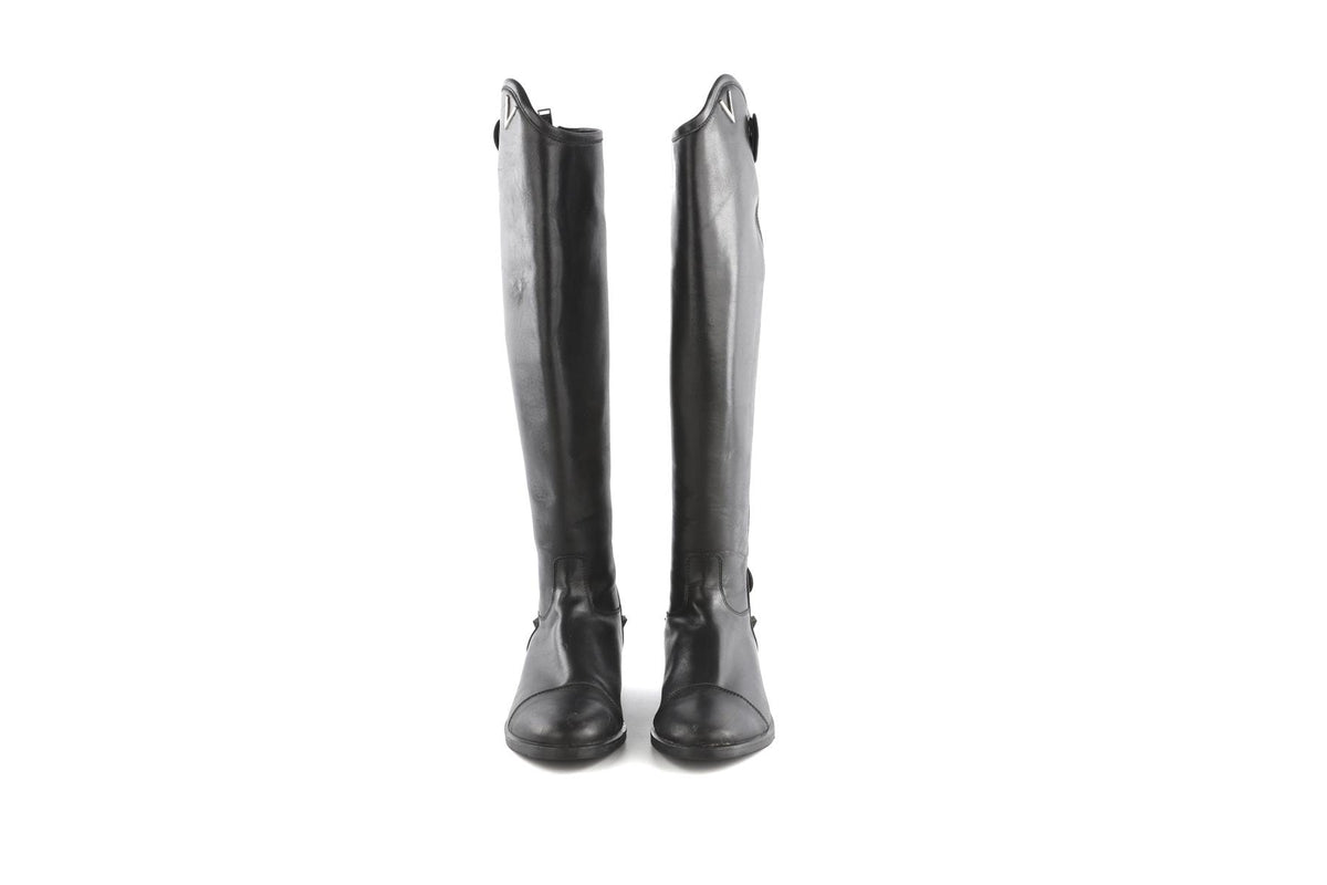 VOGEL BLACK LEATHER RIDING BOOTS EU 36 UK 3 US 6