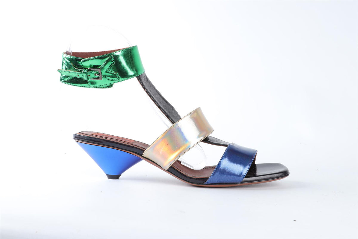 MISSONI MULTI LEATHER SANDALS EU 38 UK 5 US 8