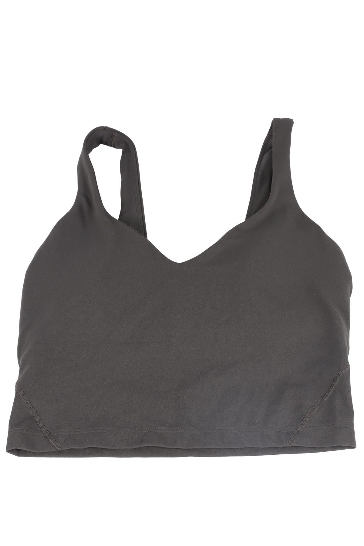 LULULEMON GREY SPORTS BRA US 4 UK 8
