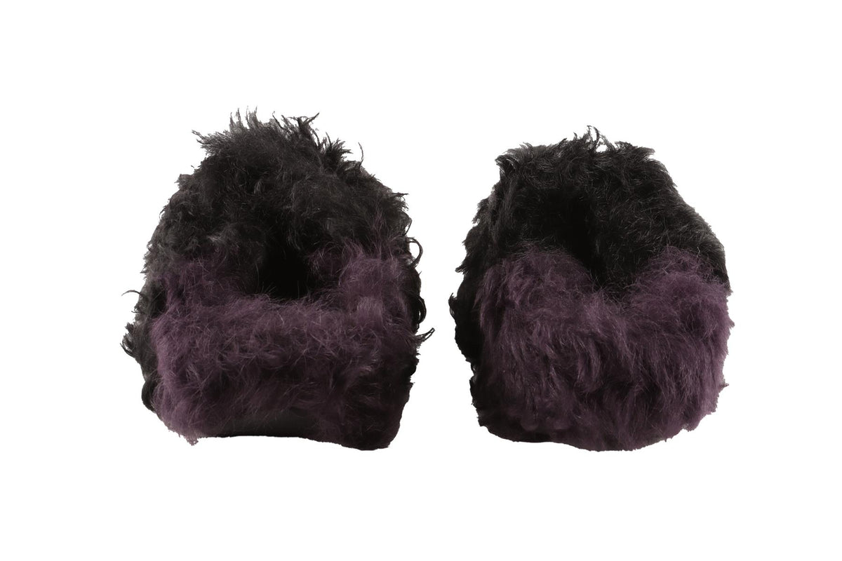 FITFLOP + ROKSANDA BLACK SHEARLING CLOGS EU 39 UK 6 US 9