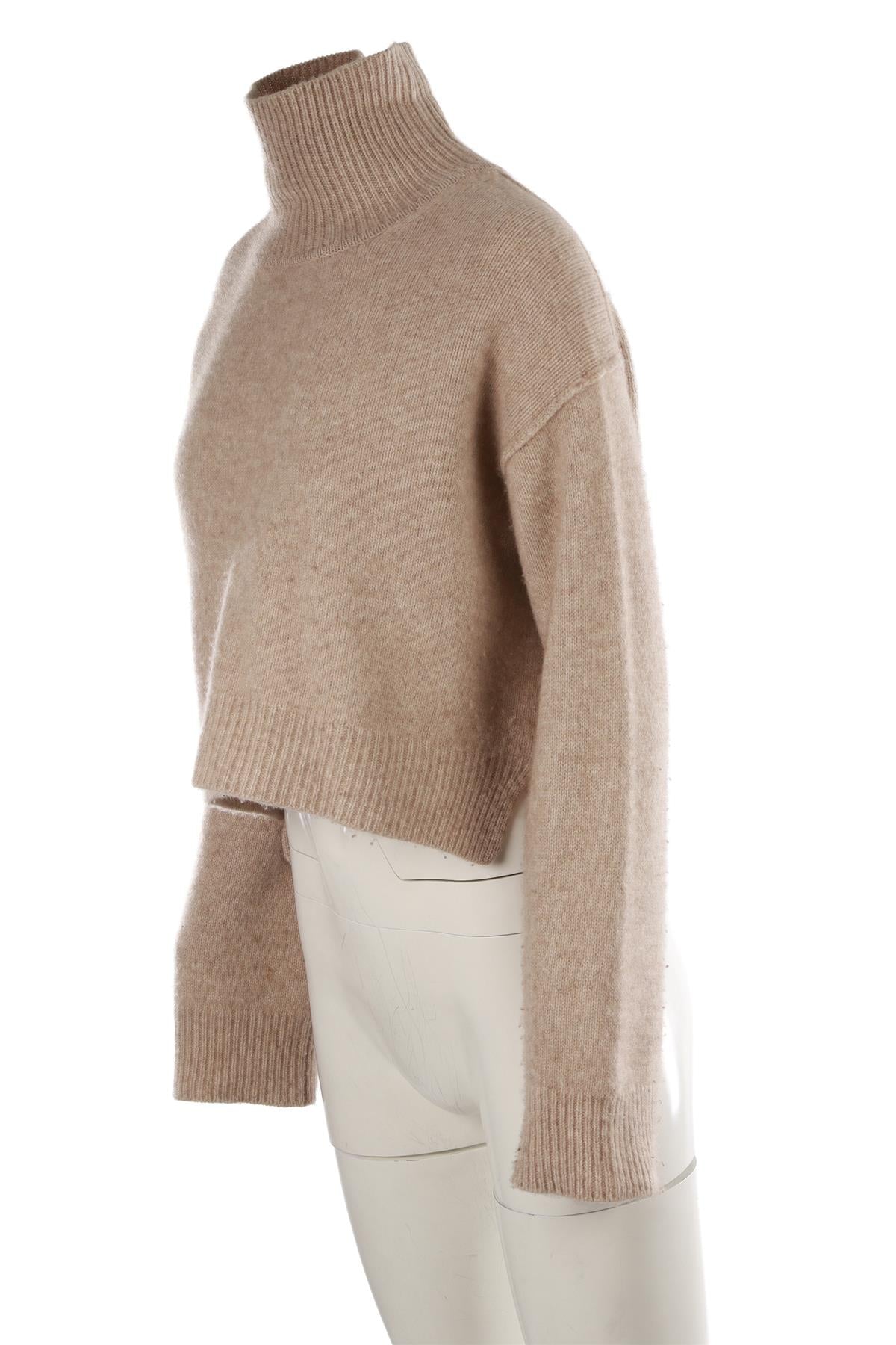 BEIGE CASHMERE SWEATER