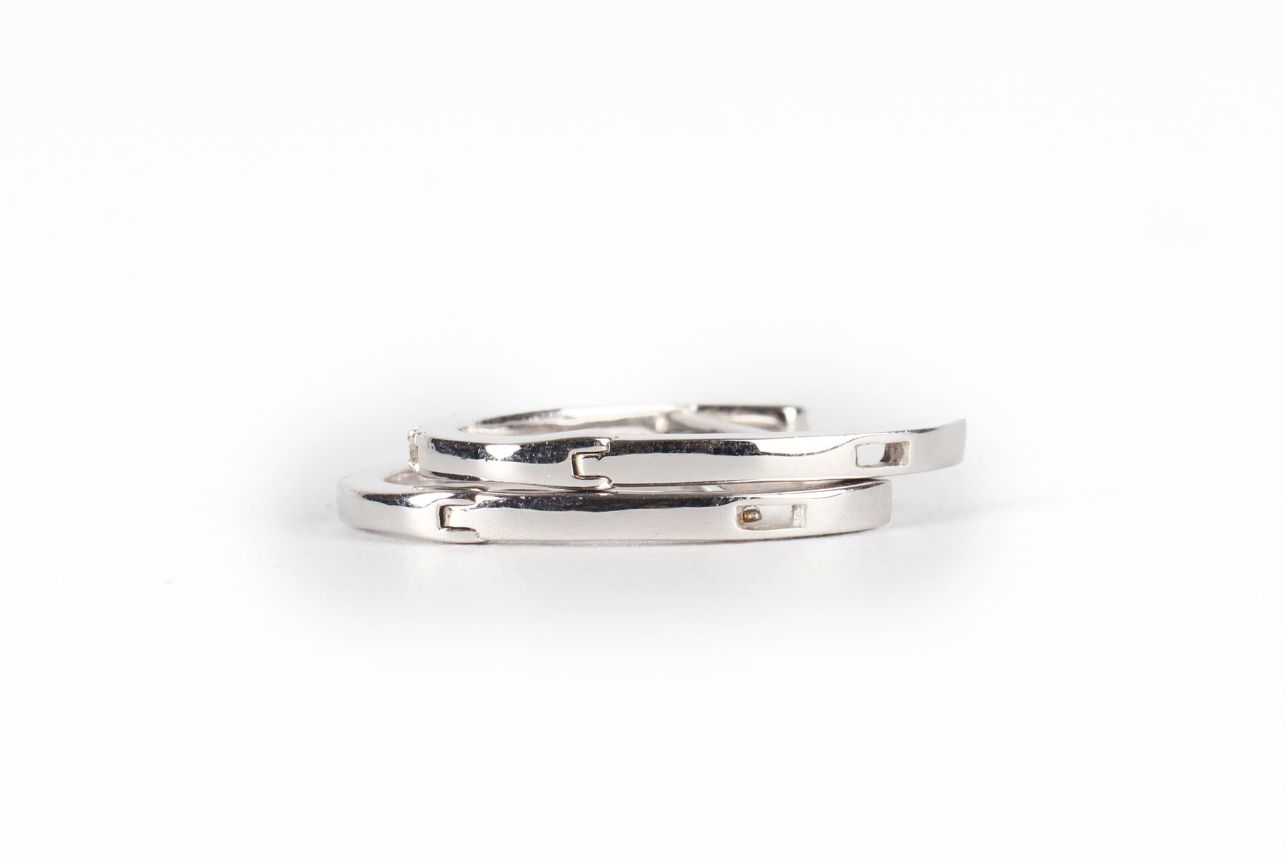 MATTIOLI PUZZLE 18KT WHITE GOLD AND DIAMONDS EARRINGS AND 11 COLOURED PAIRS SET