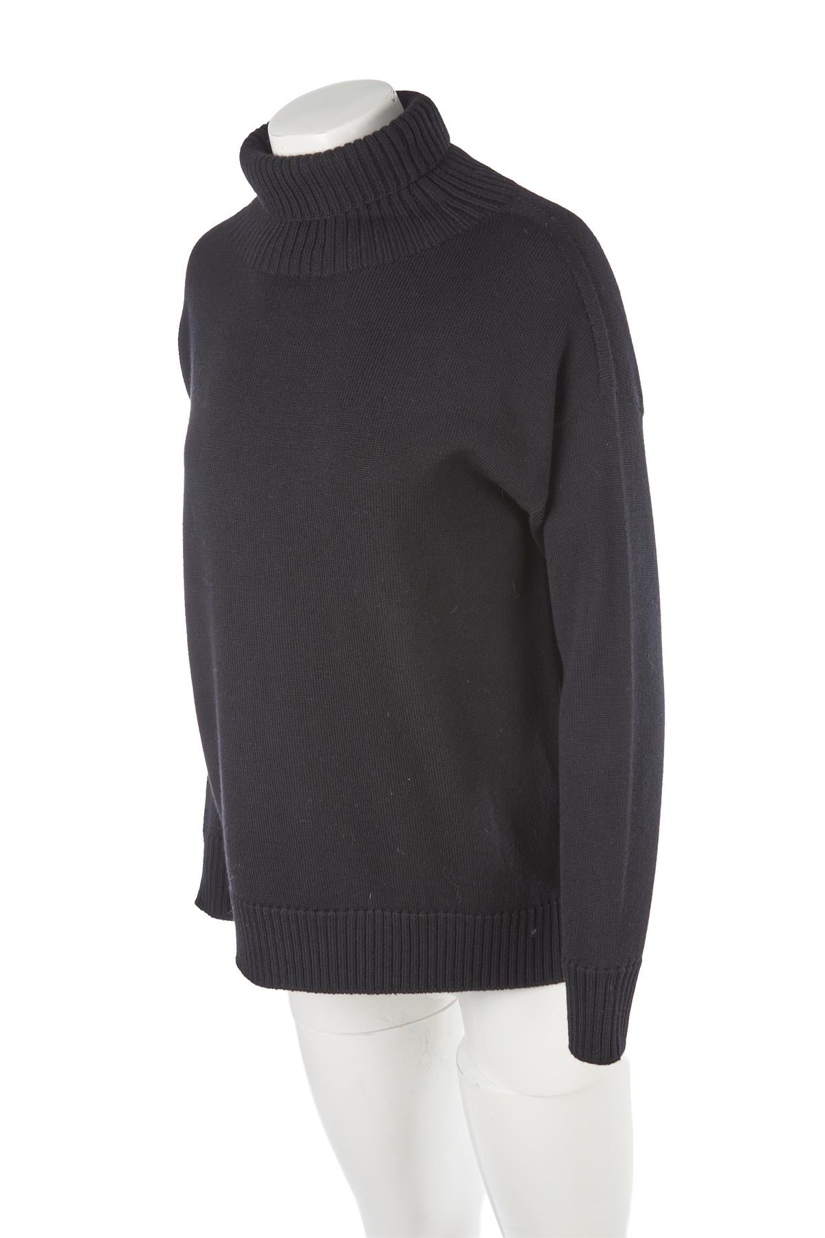 MAX MARA LEISURE BLACK WOOL JUMPER MEDIUM
