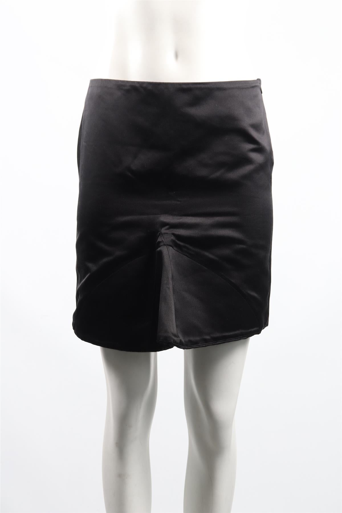 HELMUT LANG VINTAGE SILK MINI SKIRT IT 40 UK 8