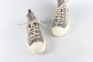 CHRISTIAN DIOR GREY WALK'N'DIOR TECHNICAL SNEAKERS EU 36.5 UK 3.5 US 6.5
