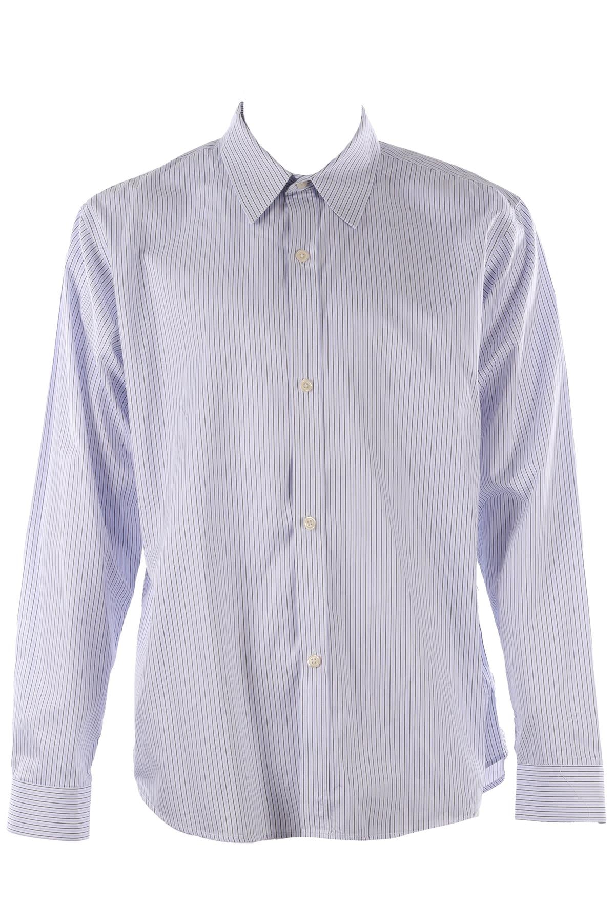 BLUE MEN'S COTTON SHIRT