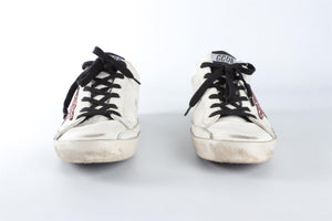 GOLDEN GOOSE DELUXE BRAND WHITE SUPERSTAR LEATHER SNEAKERS EU 38 UK 5 US 8