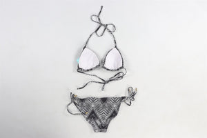 MELISSA ODABASH NAVY BIKINI UK 10-14