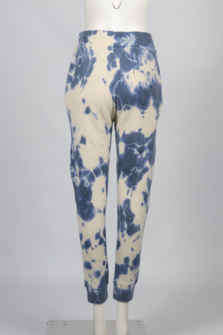 THE ELDER STATESMAN TIE DYED CASHMERE PANTS