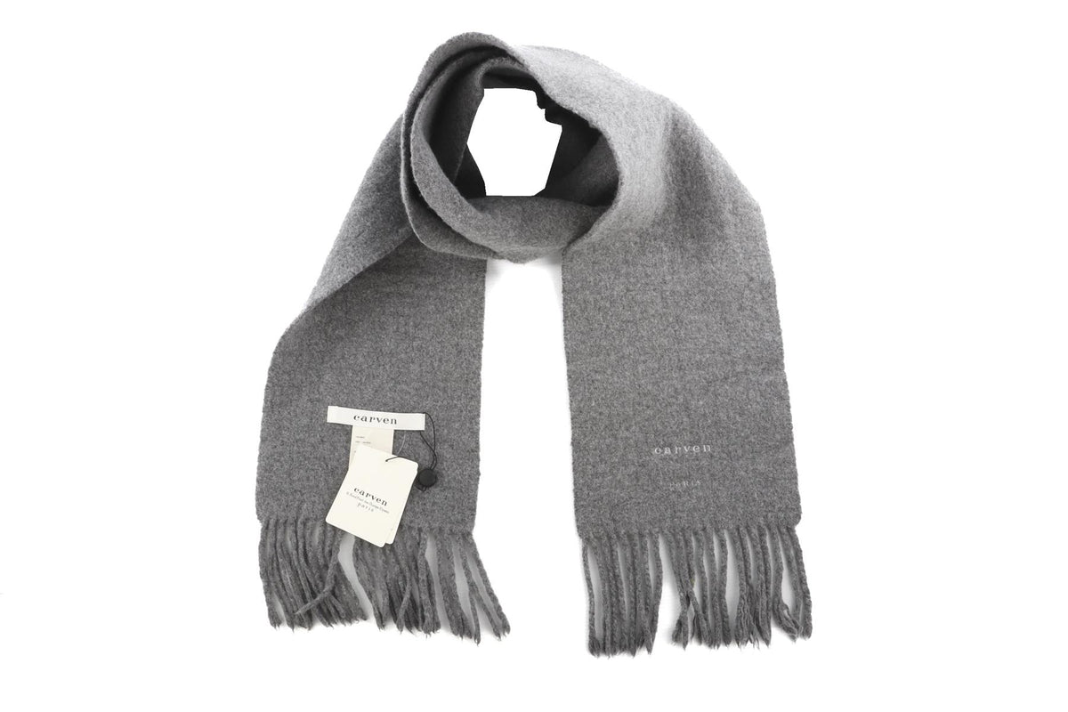 Carven Grey Wool Scarf