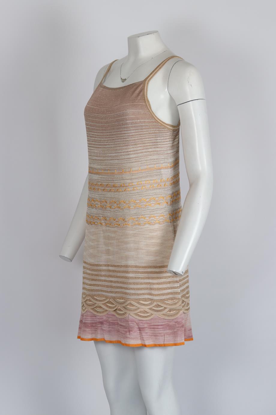 MISSONI CROCHET KNIT MINI DRESS IT 42 UK 10