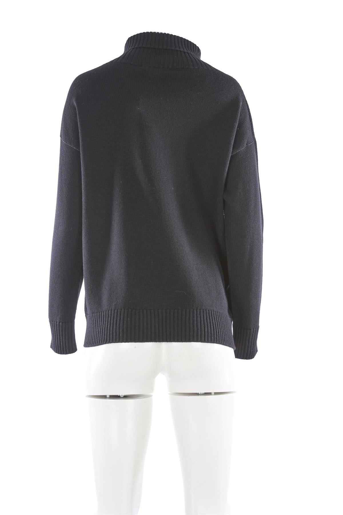 MAX MARA LEISURE BLACK WOOL JUMPER MEDIUM
