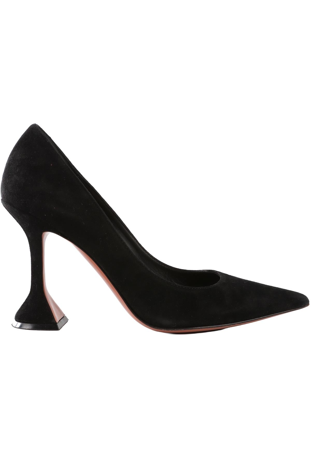 AMINA MUADDI BLACK SUEDE PUMPS EU 39 UK 6 US 9