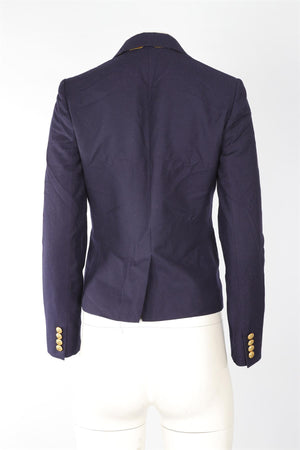 RALPH LAUREN RUGBY NAVY WOOL BLAZER US 0 UK 4