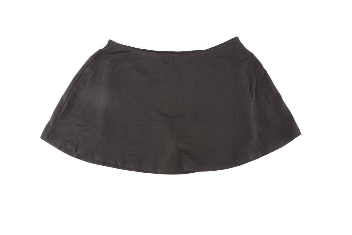 SKIMS BLACK JERSEY SKORT SMALL