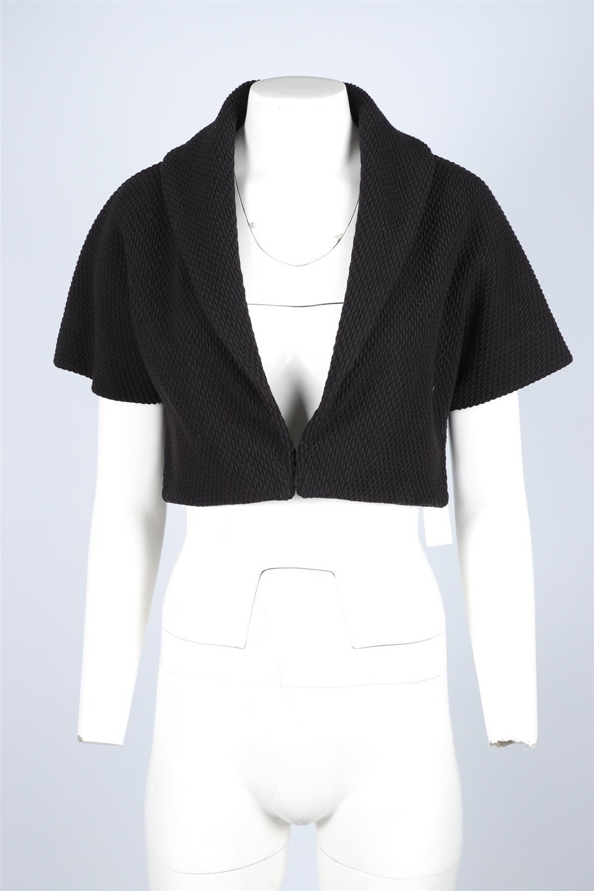 ALAÏA BLACK WOOL JACKET FR 40 UK 12