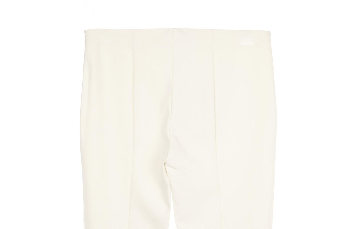 THE ROW IVORY COTTON SKINNY PANTS US 2 UK 6