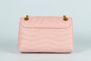 LOUIS VUITTON PINK NEW WAVE CHAIN MM LEATHER SHOULDER BAG