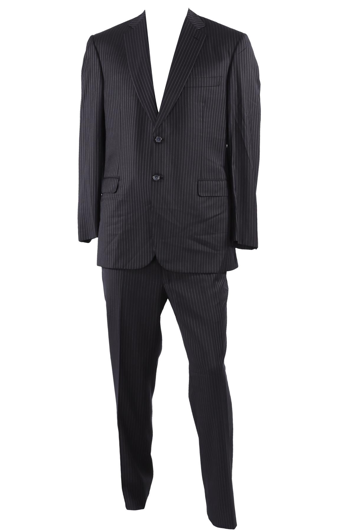 BRIONI NAVY MEN'S WOOL TWO PIECE SUIT IT 44 UK/US 34