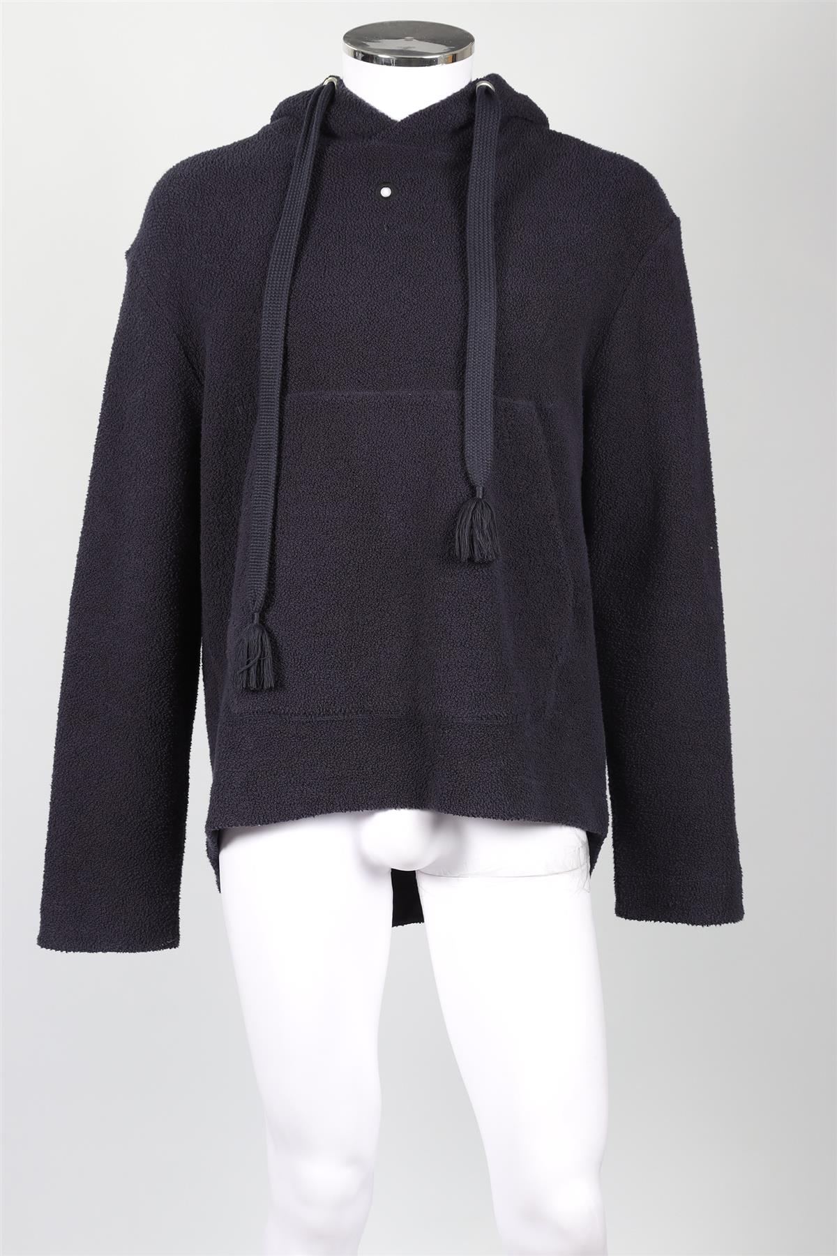 CRAIG GREEN NAVY MEN'S COTTON HOODIE SMALL